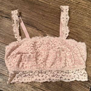 Soft Pink Lace Bralette Bandeau Dobreva Brand Large